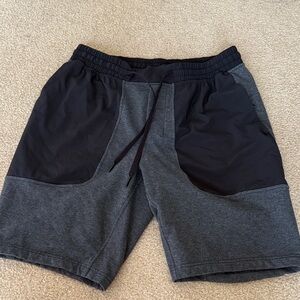 lululemon athletica Black and Gray Athletic Shorts